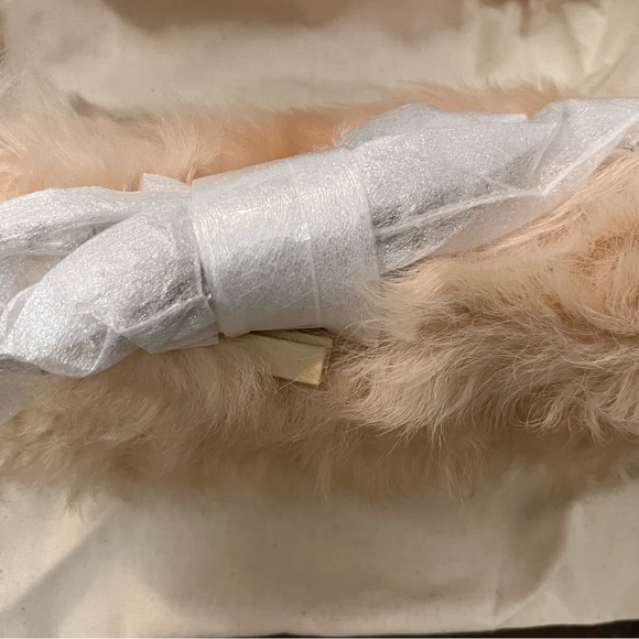 BY FAR  Baby Cush shearling top handle bag in Sable MSRP $475 Rare Find - Picture 13 of 14